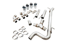 Load image into Gallery viewer, AWE Tuning MK7.5 Golf R Track Edition Exhaust w/Chrome Silver Tips 102mm - 3015-42140
