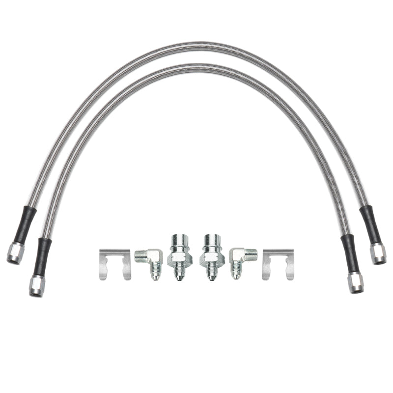 Wilwood M10x1.00 BF TO 90 20in. Flexline Kit - 220-14598