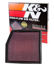 Load image into Gallery viewer, K&amp;N 10-12 BMW 135i/335i/335i XDrive/X1 35i 3.0L L6 (E90) Replacement Air Filter - 33-2458