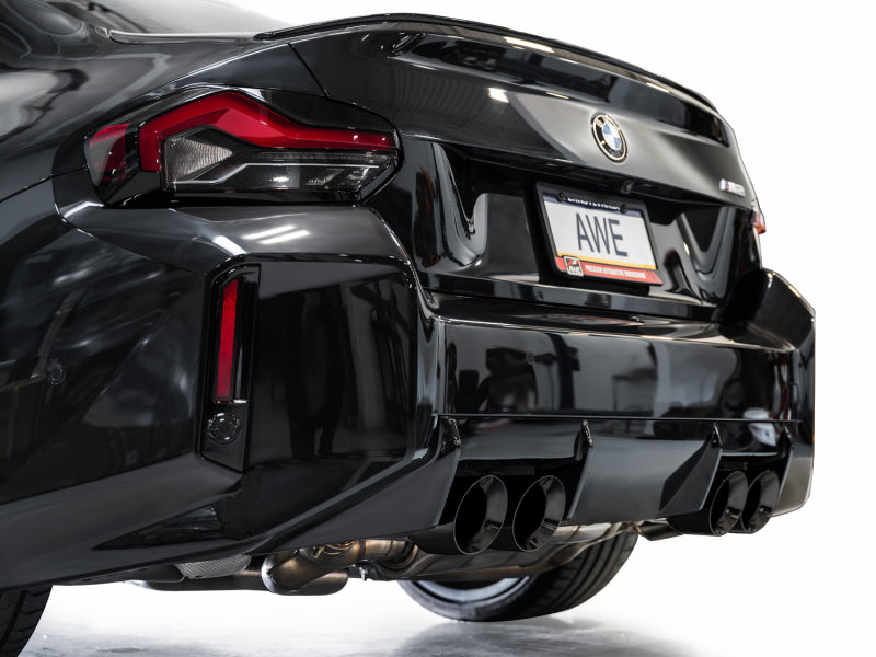 AWE Tuning 23-24 BMW G87 M2 SwitchPath Edition Exhaust - Diamond Black Tips - 3025-43487