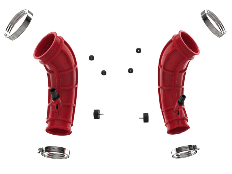 aFe Power 22-24 Toyota Land Cruiser (J300) / 22-24 Toyota Tundra V6-3.4L (tt) Red Turbo Inlet Pipes - 55-20001-R