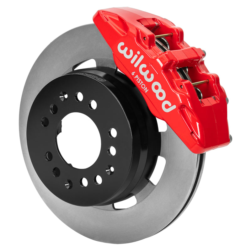 Wilwood kit front DP6 wwe 2IN. drop alum pro spindle 12.19 rotor red - 140-17984-R