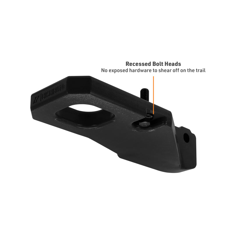 Mishimoto 2024+ Toyota Tacoma Recovery Points - Rear - Black - MMTH-TAC-24-RBK