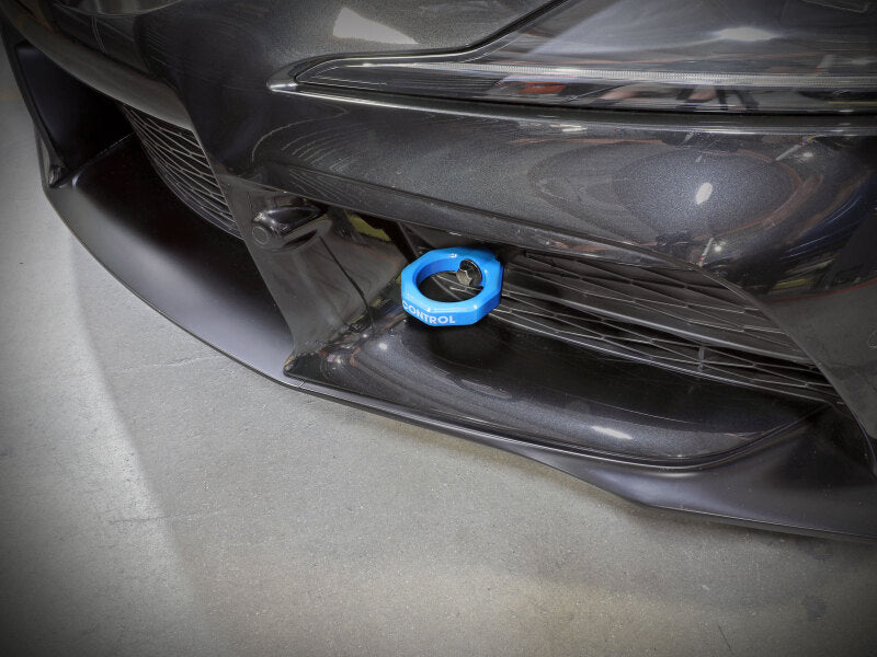 aFe Control Front Tow Hook Blue 20-21 Toyota GR Supra (A90) - 450-721001-L