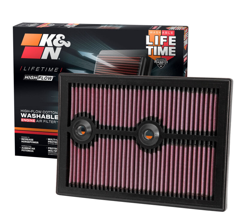 K&N Replacement Air Filter 12 -13 VW Golf VII 1.2L/1.4L / 12-13 Polo GT 1.4L / 13 Audi A3 1.4L - 33-3004