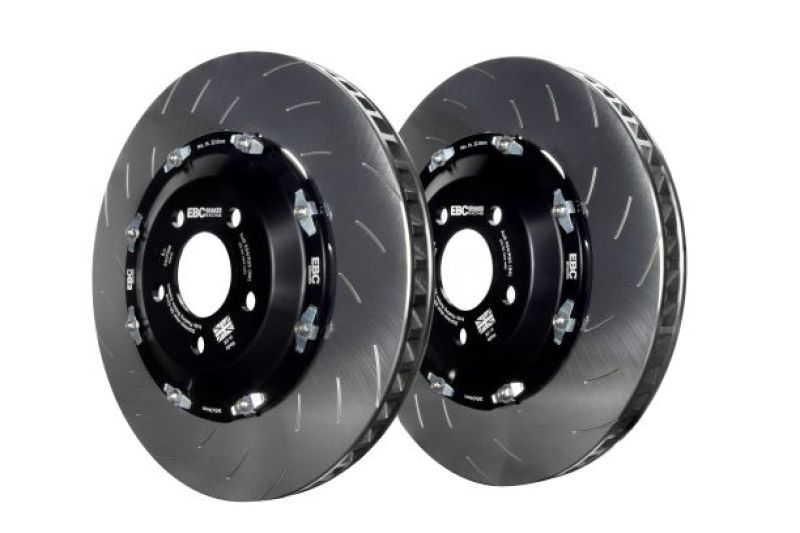 EBC Racing 12-16 Audi RS4 (B8) Front Floating SD-Rotor Replacement Disc Rings (Pair) - SG2F009