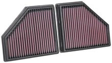 Load image into Gallery viewer, K&amp;N 16-19 BMW 750i L6-4.4L F/I Replacement Drop In Air Filter - 33-5086