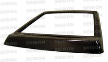 Load image into Gallery viewer, Seibon 84-87 Toyota AE86 HB OEM Carbon Fiber Trunk Lid - TL8487TYAE86HB