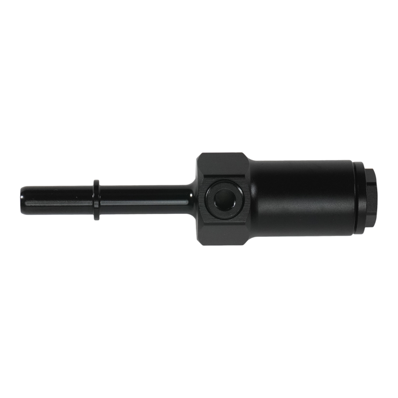 DeatschWerks 5/16in EFI Quick Connect Gauge Adapter 1/8in NPT Gauge Port - 6-02-0782-B