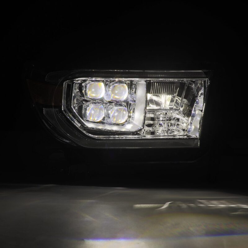 AlphaRex 07-13 Toyota Tundra / 08-17 Sequoia NOVA LED Proj HL Chrome w/Actv Light Seq. Sig + DRL - 880819