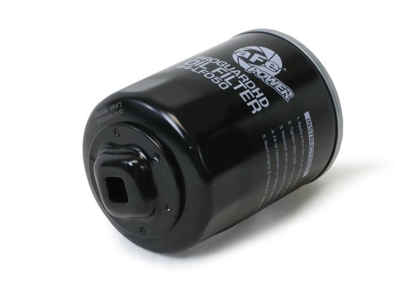 aFe 91-94 Nissan NX L4 2.0L/05-09 Lotus Elise L4 1.8L Pro GUARD HD Oil Filter - 4 Pack - 44-LF050-MB