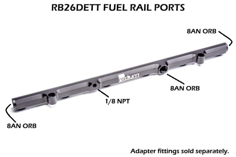 Radium Engineering Nissan RB26DETT Fuel Rail - 20-0217