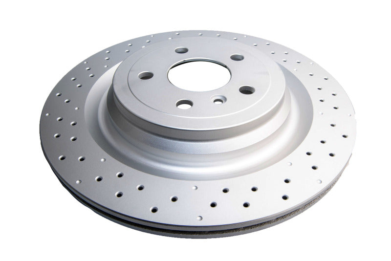 DBA 2013 Mercedes-Benz GL350 (w/AMG Performance Pkg) Rear Drilled & Slotted Street Series Rotor - DBA3685EX