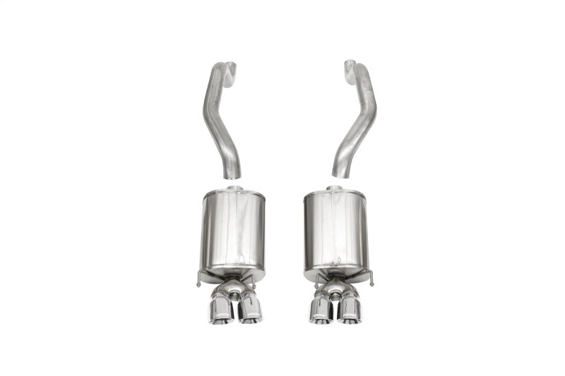 Corsa 2009-2013 Chevrolet Corvette C6 6.2L V8 Polished Sport Axle-Back Exhaust - 14108