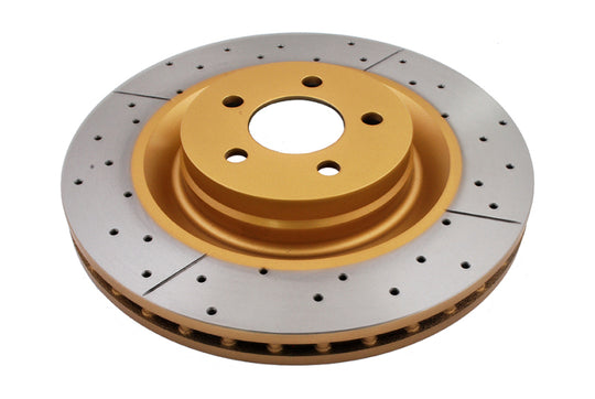 DBA 08-15 Dodge Challenger SRT-8 Front Drilled & Slotted Street Series Rotor - DBA2444X
