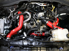 Load image into Gallery viewer, aFe Bladerunner 2-1/4 IN Aluminum Hot Charge Pipe Black 20-23 Ford Explorer/Explorer ST - Red - 46-20658-R