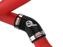 Load image into Gallery viewer, aFe Bladerunner 2-1/4 IN Aluminum Hot Charge Pipe Black 20-23 Ford Explorer/Explorer ST - Red - 46-20658-R