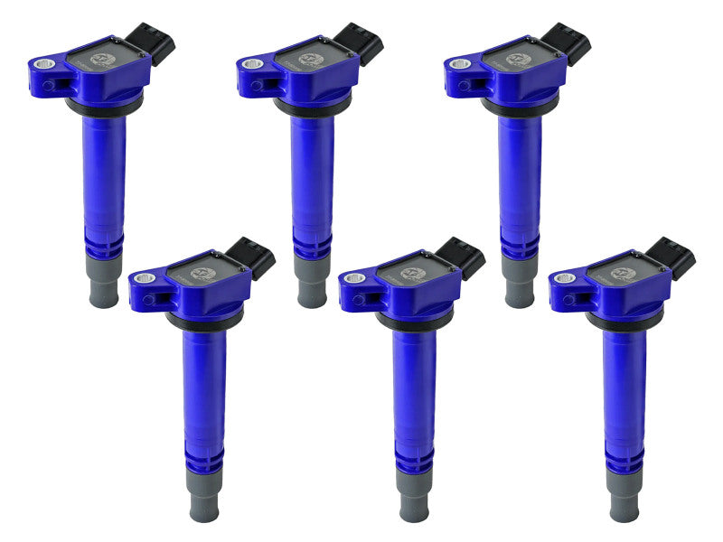 aFe 03-12 Toyota 4Runner V6 4.0L / 05-23 Toyota Tacoma L4 2.7L SCORCHER Ignition Coil - Set of 6 - 77-92006-MC