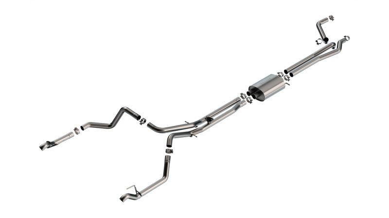 Borla 24-25 Chevy Silverado 1500 (6.2L V8) S-Type Cat Back - Factory Tips - 140999