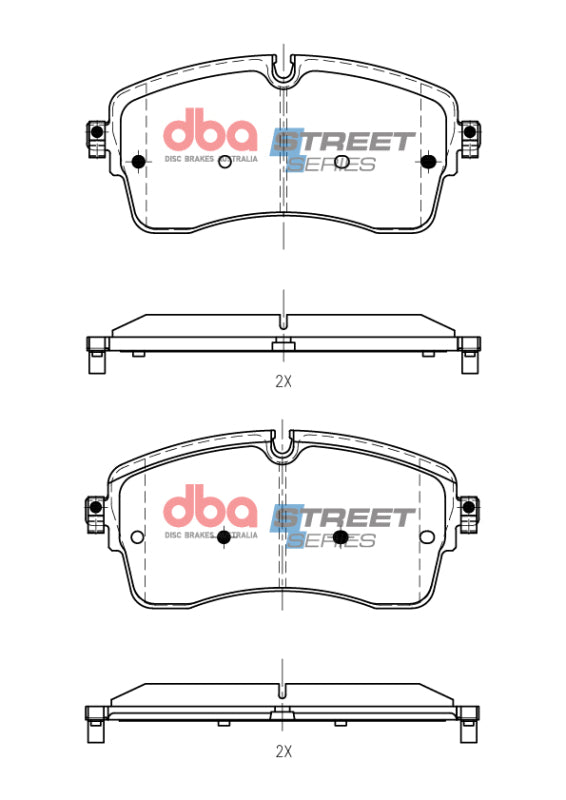 DBA 20-22 Land Rover Defender Street Series Front Brake Pads - DB15257SS