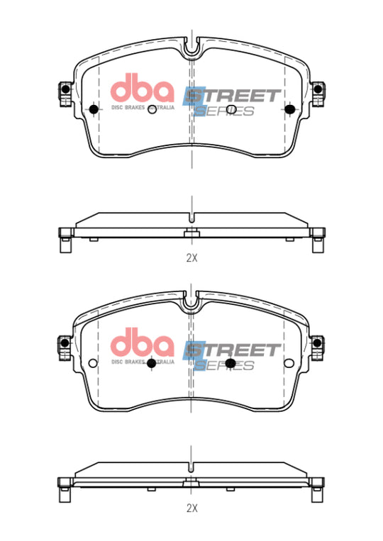 DBA 20-22 Land Rover Defender Street Series Front Brake Pads - DB15257SS