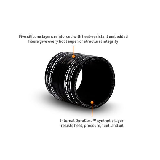 Mishimoto Duracore 3in Straight Coupler - MMDCC-30SBK