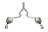 Corsa 24+ Ford MustangGT Sport Cat-Back Exhaust System 3.0in Dual Rear Exit w/4.5in Pro Series Tips - 21254