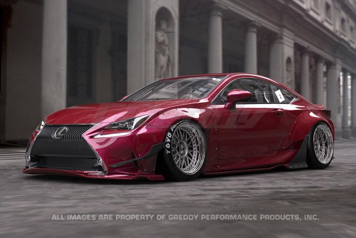 GReddy 2015 Lexus RC Rocket Bunny Full Wide-Body Aero Kit - 17010250
