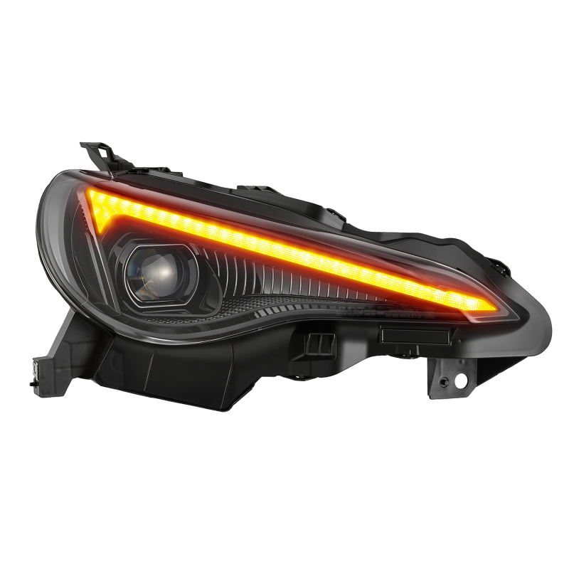 AlphaRex 13-20 Toyota GT86/Subaru BRZ/Scion FRS LUXX-Series LED Proj Hdlights Black Seq Signal/DRL - 880900