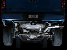 Load image into Gallery viewer, AWE 21+ Ford F150 Dual Side Exit Cat-Back Exhaust - 4.5in Diamond Black Tips *For Stock Y-Pipe Only - 3015-23059