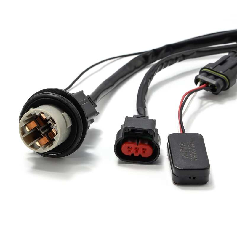 AlphaRex 13-18 Ram 1500 Wiring Adapter Stock Proj Headlight to AlphaRex Headlight Converters - 810003