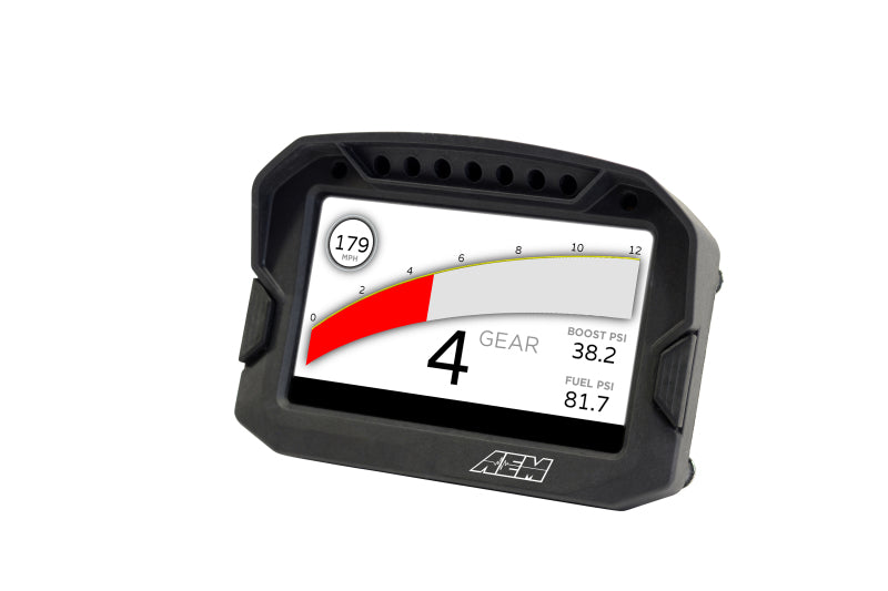 AEM CD-5G Carbon Digital Dash Display w/ Interal 10Hz GPS & Antenna - 30-5602