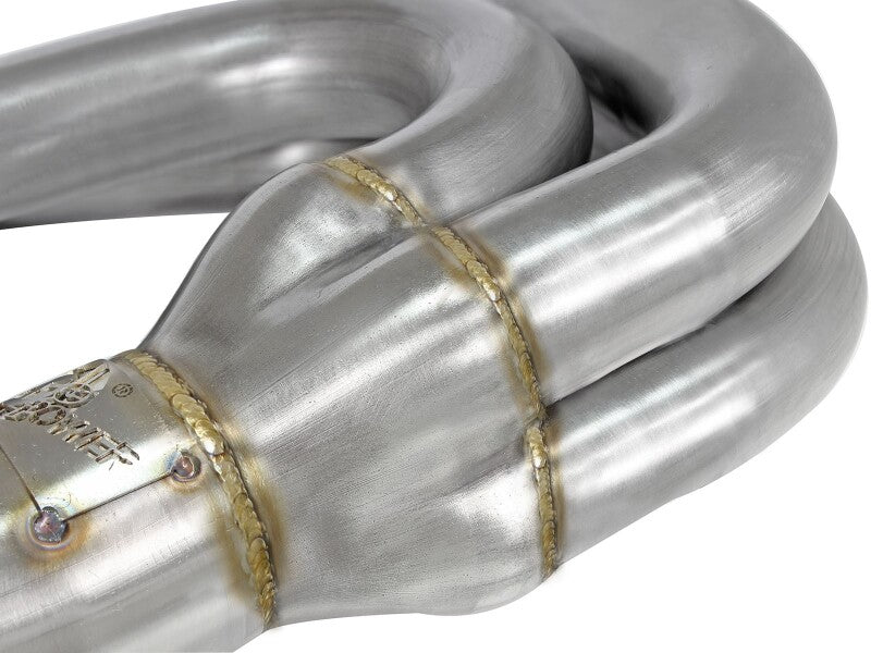 aFe 12-17 Toyota 86 / FRS / BRZ Twisted Steel 304 Stainless Steel Long Tube Header w/ Cat - 48-36005-1HC