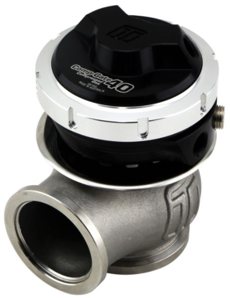 Turbosmart WG40 Gen V CompGate 40mm - 5 PSI Black - TS-0552-1202