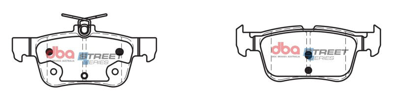 DBA 17-19 Ford Escape AWD Street Series Front Brake Pads - DB2406SS