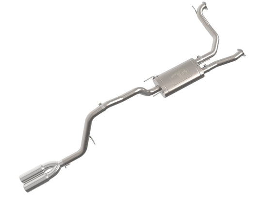 aFe Vulcan Series 3in Stnless Steel Cat-Back Exhaust w/Polished Tip Nissan Armada 25-26 V6-3.5L(tt) - 49-36143-P
