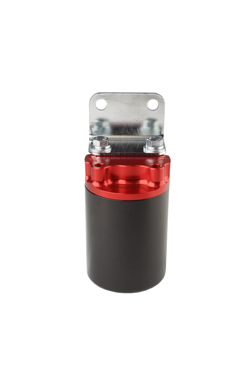 Aeromotive Canister Fuel Filter - 3/8 NPT/100-Micron (Red Housing w/Black Sleeve) - 12319