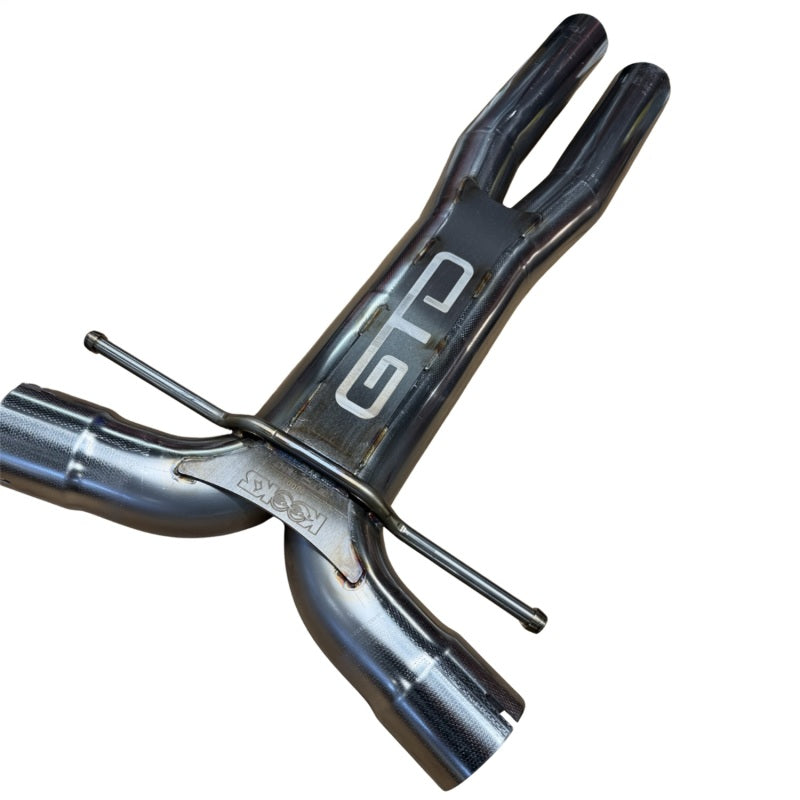 Kooks 2025+ Ford Mustang GTD 5.2L 3in OEM Connection GREEN Catted X-Pipe (Kooks Header Required) - 11575380