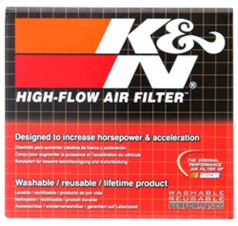 K&N Universal Chrome Filter 1 15/16 inch FLG / 3 inch Base / 2 inch Top / 3 inch Height - RC-1060