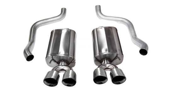 Corsa 2009-2013 Chevrolet Corvette C6 6.2L V8 Polished Sport Axle-Back Exhaust - 14108