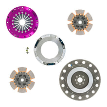 Load image into Gallery viewer, Exedy 11-16 Ford Mustang GT 5.0L Hyper Twin Cerametallic Clutch Sprung Center Disc Push Type Cover - ET04XD