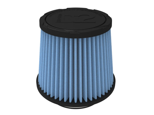 aFe POWER Universal Clamp-On Air Filter w/ D2 Dura-Dry Media - 3-3/4in F x 6in B x 4-3/4in T x 5in H - 21-38505V