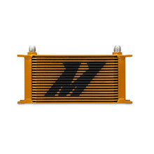 Load image into Gallery viewer, Mishimoto Universal 19 Row Oil Cooler - Gold - MMOC-19G
