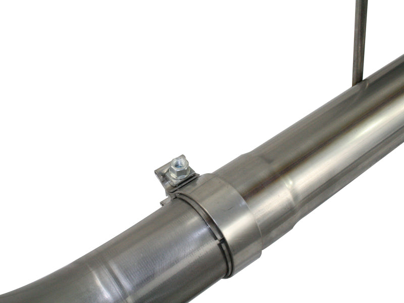 aFe MACHForce XP Exhausts Cat-Back SS-409 EXH CB Toyota Tundra 10-11 V8-5.7L 145.7 WB (blk tip) - 49-46008-B