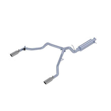 Load image into Gallery viewer, MBRP 19-20 Ford Ranger 2.3L T304 3in Dual Split Rear Outlet 4in OD Tips Cat Back Exhaust - S5223304