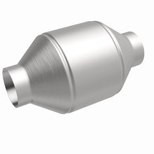 Load image into Gallery viewer, MagnaFlow Conv Univ 2.25in Inlet/Outlet Center/Center Round 3in Body L x 5in W x 8.75in Overall L - 51655