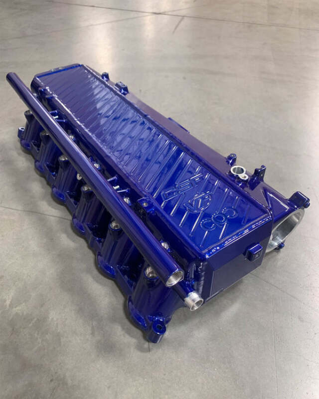 CSF BMW Gen 1 B58 Charge-Air-Cooler Manifold - LP Blue - 8300LPB
