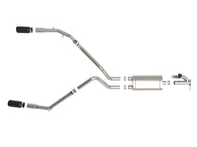 Load image into Gallery viewer, aFe Gemini XV 3in 304 SS Cat-Back Exhaust 19-21 Ram 1500 V8 5.7L Hemi w/ Black Tips - 49-32081-B