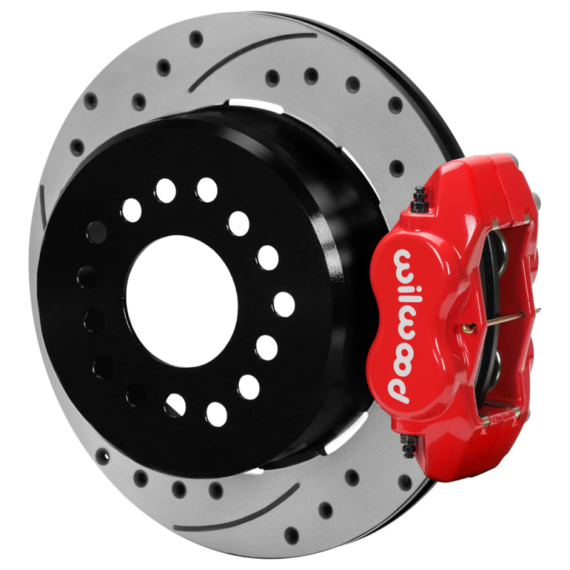 Wilwood kit rear DISC/DRUM FDLI BOP 1964-70 2.75 offset staggered 1PC 12.19 SRP red - 140-16989-DR