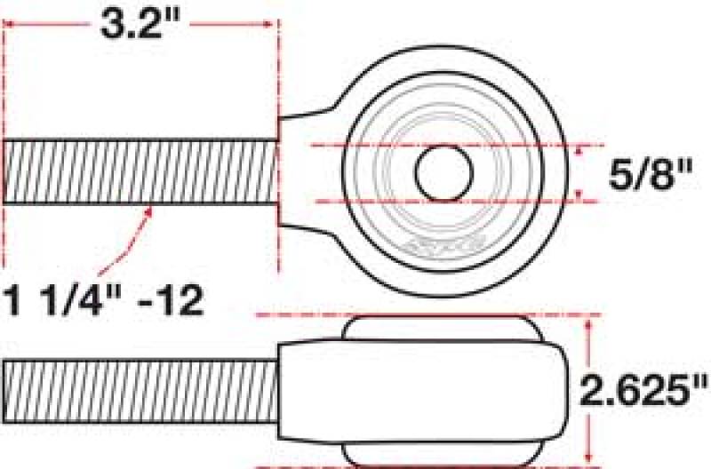 SPC Performance xAxis Rod End Ball Joint - 15738